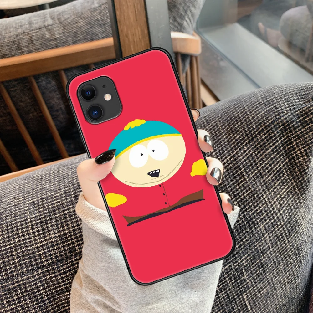 

South-Park Phone Case Cover Hull For iphone 5 5s se 2020 6 6s 7 8 12 mini plus X XS XR 11 PRO MAX black Prime Soft Funda