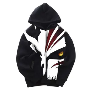 Толстовка унисекс с капюшоном и принтом Kurosaki Ichigo