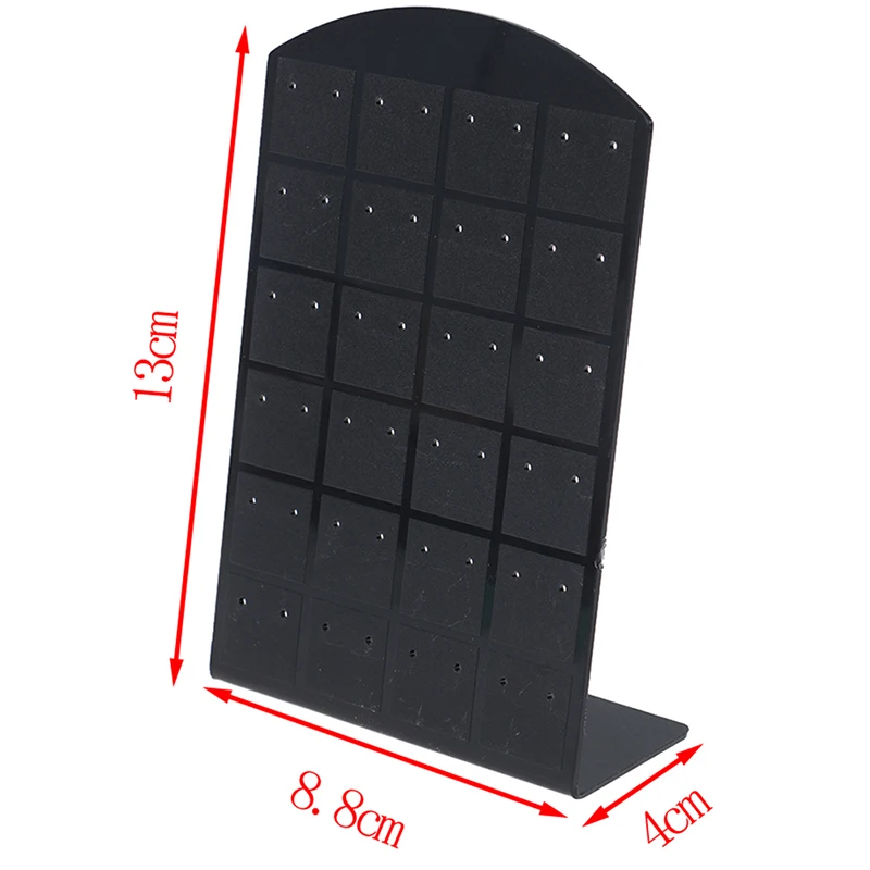 

1Pcs 48 Holes Plastic Rack Convenient Charming Women Earrings Earrings Holder Jewelry Showcase Stand Display