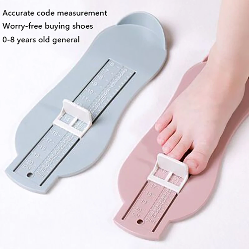 

3 Colors Baby Foot Ruler Kids Foot Length Measuring Child Shoes Calculator For Children Infant Shoes Fittings Gauge