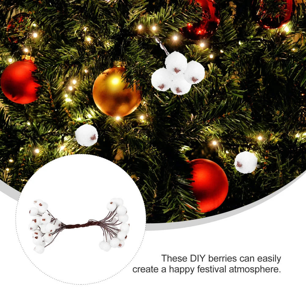 5 шт. Рождество матовый фруктов ягодный Искусственный Холли цветок ягоды