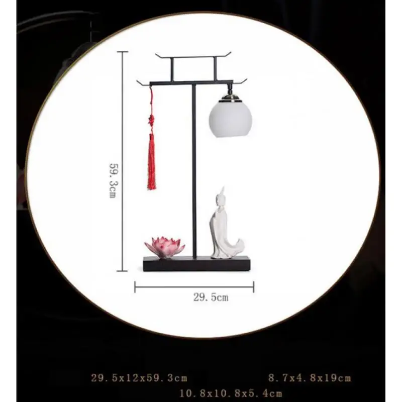 

Backflow Incense Burner Ceramic Night Light Incense Stick Holder White Porcelain Maitreya Zen Lotus Table Lamp Ornaments