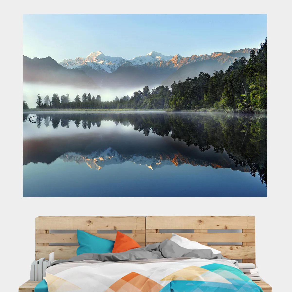 

Landscape Hanging Cloth Background Cloth Wall Cloth Bedside Cloth Tide Net Red Room Wall Decoration Dormitory Tapestry