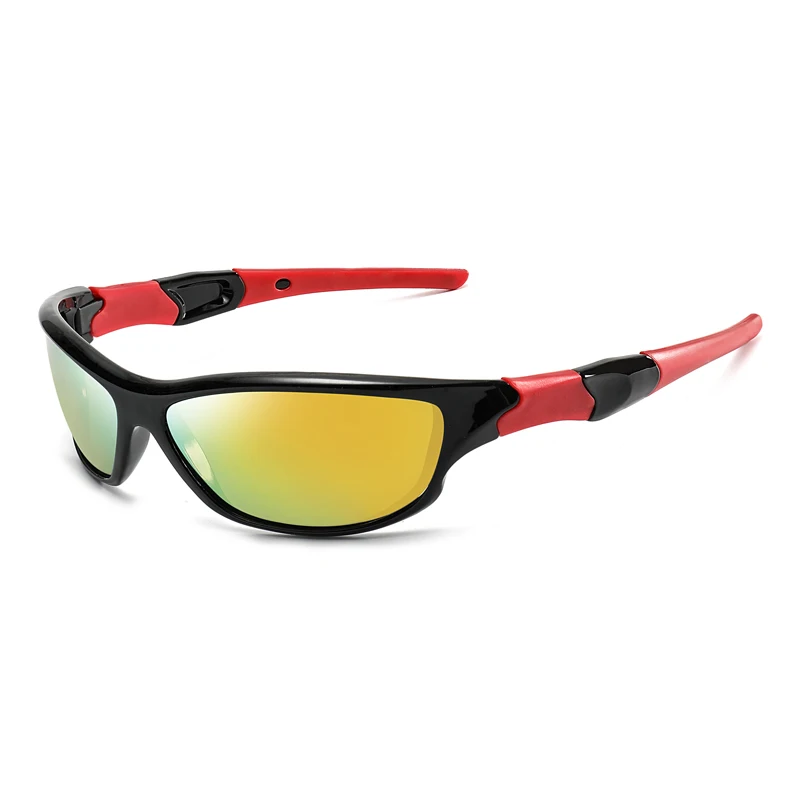 C05 Black Red Lens Мужские поляризационные уличные спортивные велосипедные очки для велосипеда солнцезащитные очки для велосипеда спортивные велосипедные солнцезащитные очки ciclismo - Цвет: C05 Black Red Lens