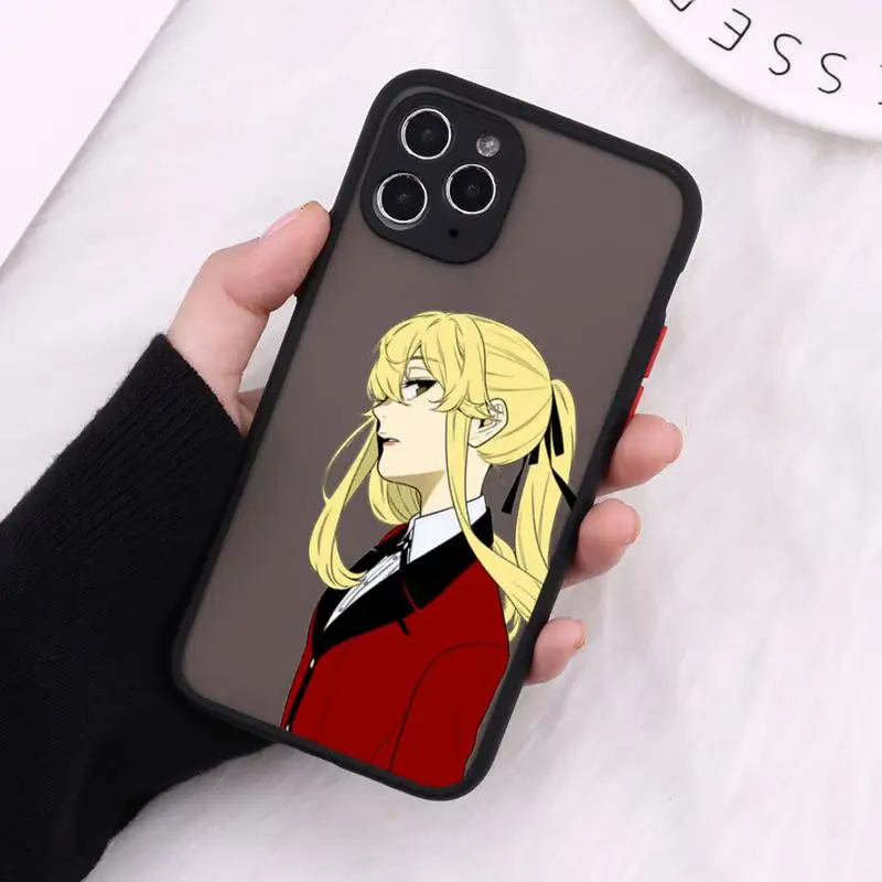 

Kakegurui Phone Case Matte For iPhone 12 Mini 11 Pro XR XS Max 7 8 Plus X Hard PC Back Cover