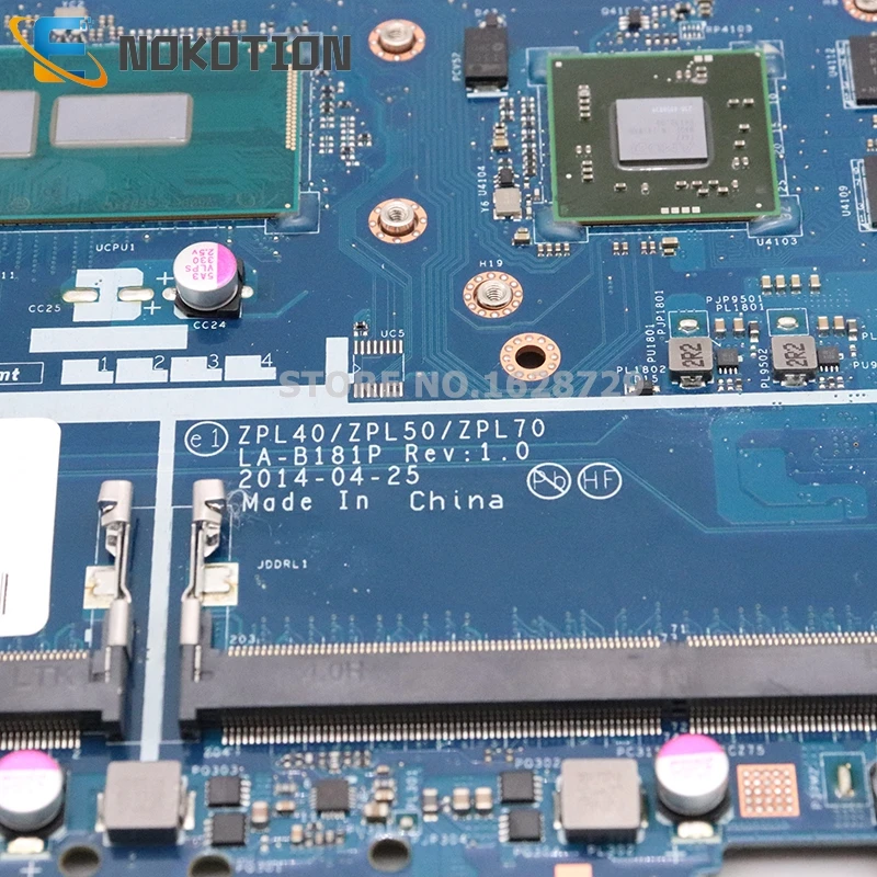 NOKOTION для hp Probook 440 G2 450 G2 470 G2 Материнская плата ноутбука 799562-601 799562-001 807230-601 LA-B181P R5 M525 I7-5500 Процессор