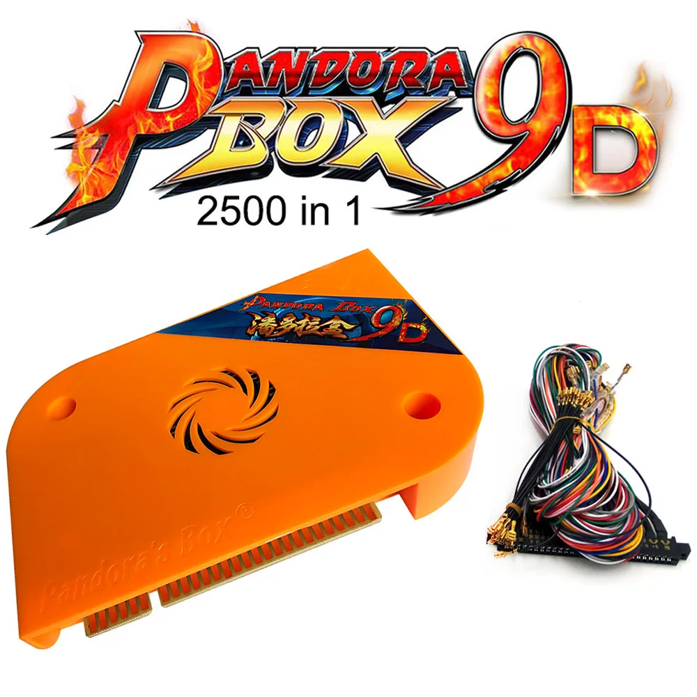 Pandora Box 9D аркадная версия игровая доска встроенная в 2500 игр (10 X 3D) для аркадной