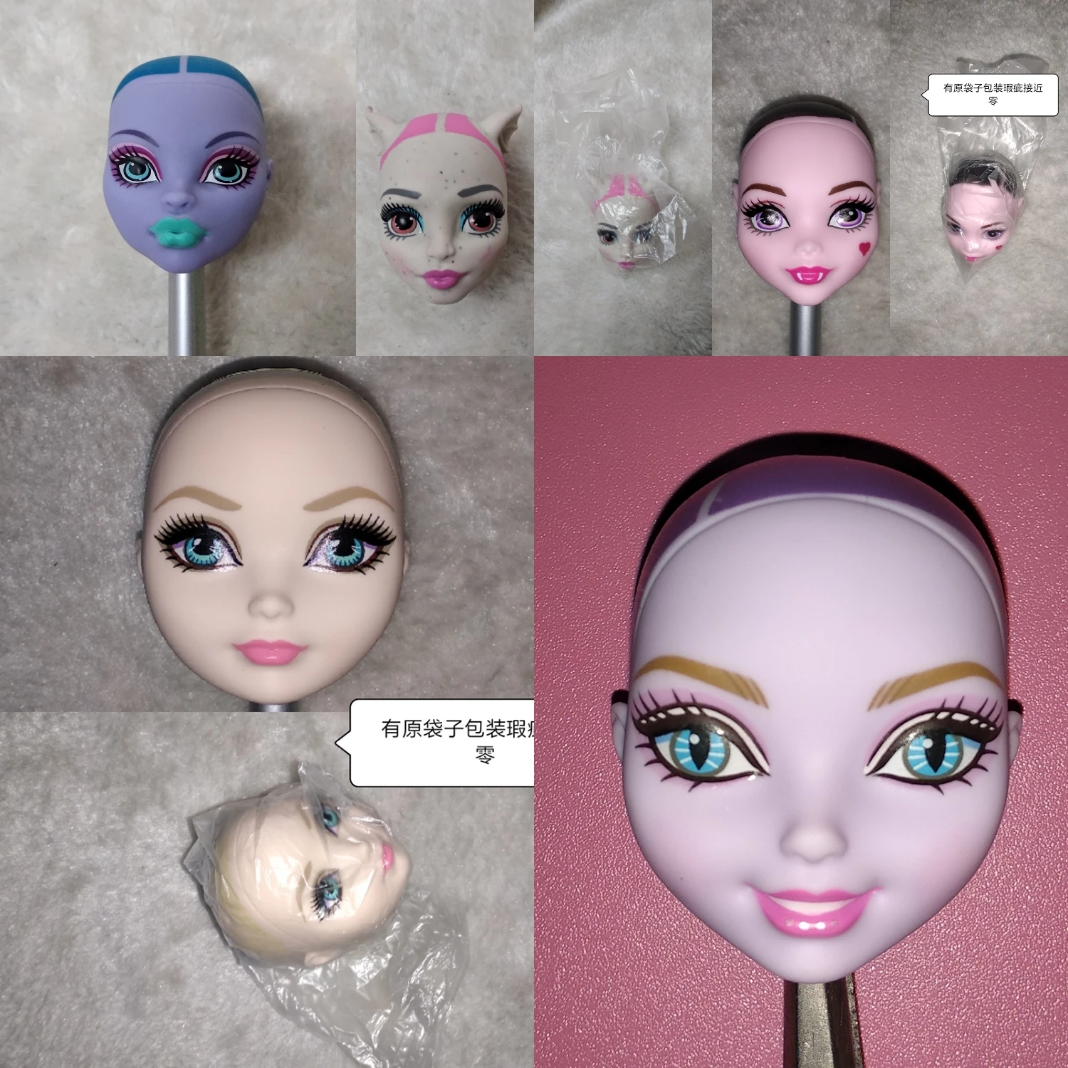 Кукольная голова 27 см 1/6 подарок для девочки коллекционная игрушка с монстрами из