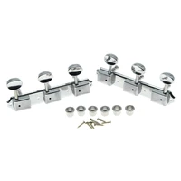 chrome 115 vintage 3 on a plate 3x3 guitar tuning keys tuners for lp sg jr guitar accessories tuning peg