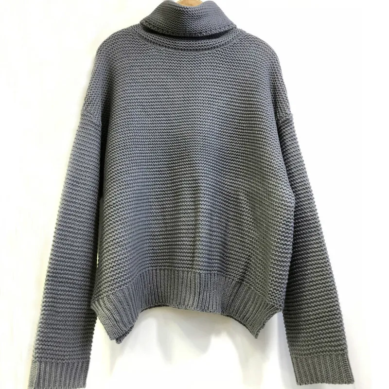 

Women Winter/fall Solid Color Sweater Long-sleeved Turtleneck Women's Sweater Full Sleeve Warming High Quality Autumn Wear