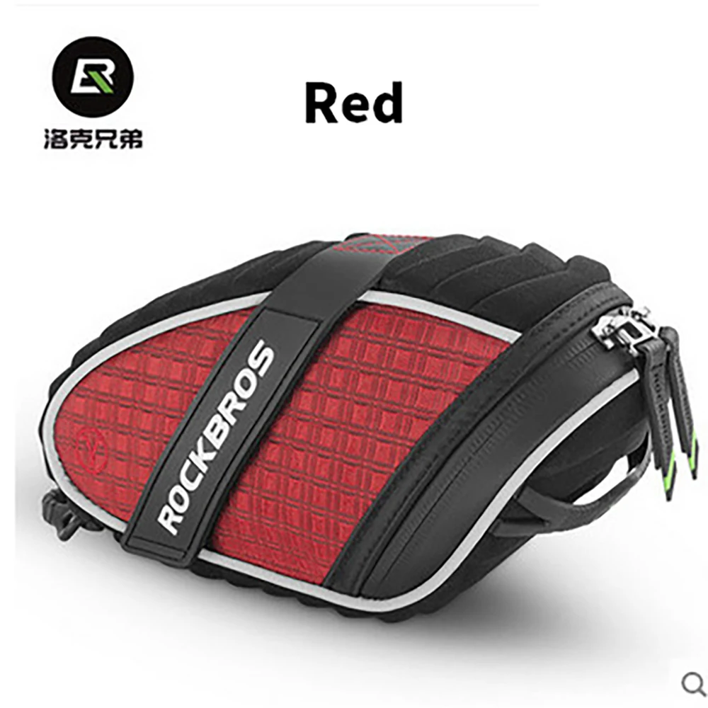 

ROCKBROS Cycling Tool Tail Bag Bicycle Saddle Waterproof Compound Material and EV Storage Bag Bicycle Accessories