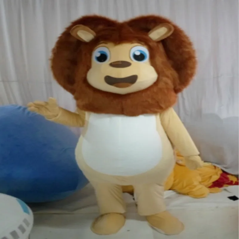 Милый костюм-талисман льва косплей праздничный наряд промоакция карнавал