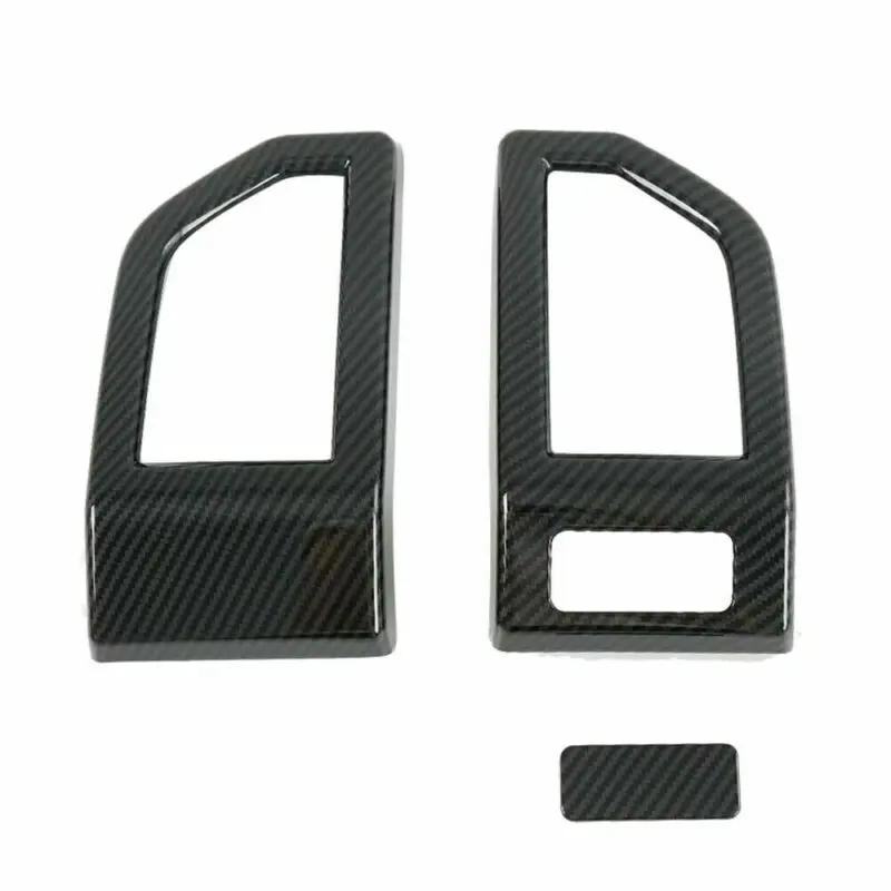 

3Pcs Carbon Fiber Dashboard Side Air Vent Cover Trim For Ford F150 F-150 2015-2019 To Ensure High Quality Easy Installation