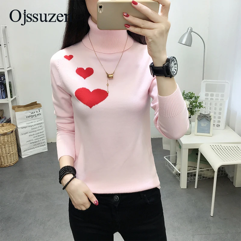 Толстые женские зимние свитера белые пуловеры с высоким воротом джемперы