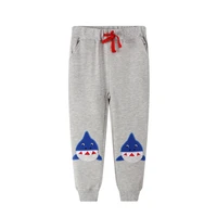new animals sharks applique new fashion children sweatpants for autumn spring full length trousers pants boys