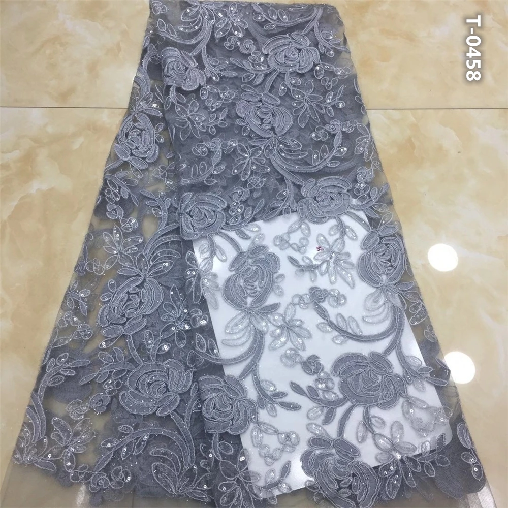 Новинка Белая французская Тюлевая кружевная ткань 2020 высококачественное