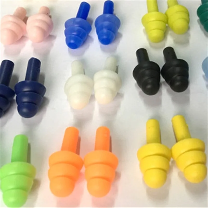 Затычки для ушей сна защита от шума снижение мягкий силиконовый защитный