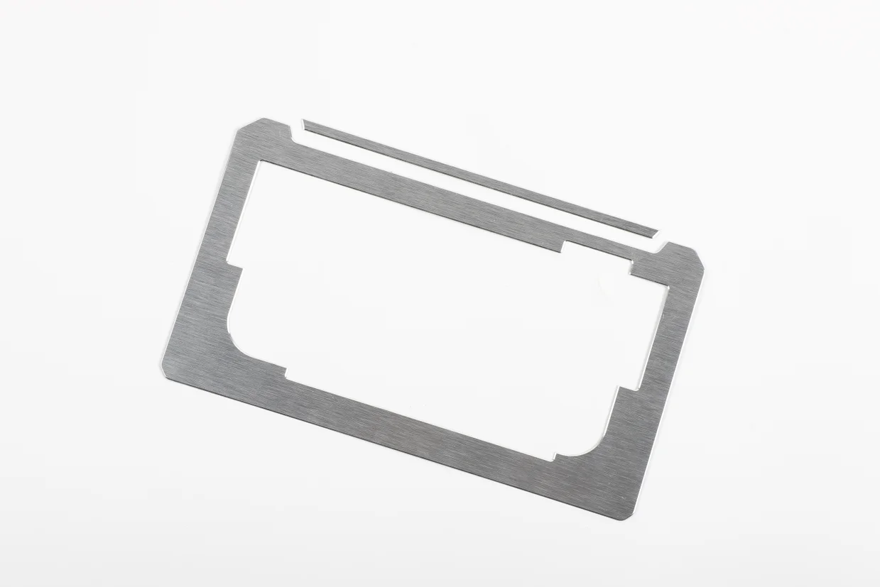 Silver Aluminum Alloy GPS Navigation CD Screen Cover Trim For Suzuki Jimny 2019+ | Автомобили и мотоциклы