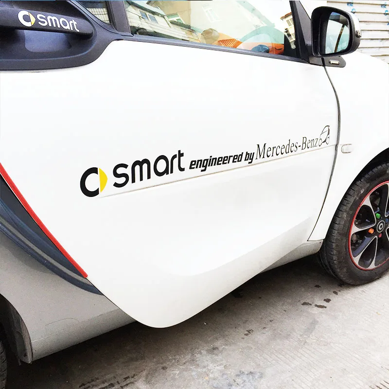 

Smart Fortwo Forfour Car Sticker Logo Film Letter Cars Stickers Auto Vinyl Car Styling Decal Covers Accessories Decoration Paste