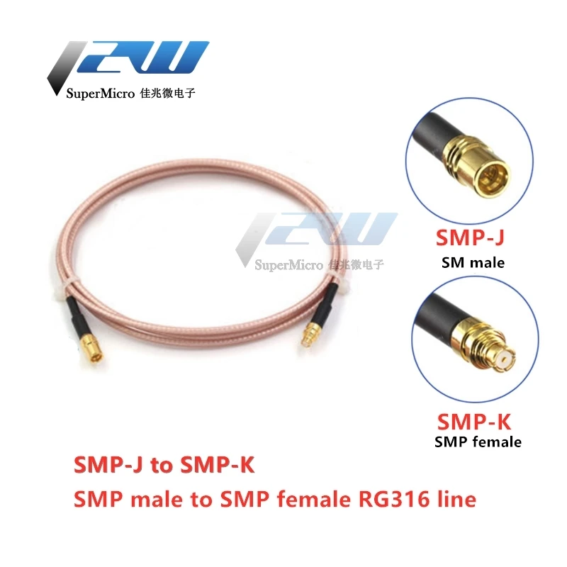 SMP папа к Женский коаксиальный кабель J/SMP K KW тестовая Перемычка RG316 Кабель