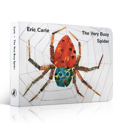 

The Very Busy Spider Eric Carle Board Book Original English Children's Books