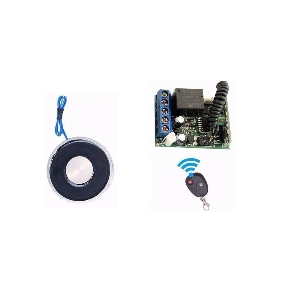 Удерживающий электромагнитный магнит на присоске 70/10 12 В 24 постоянного тока