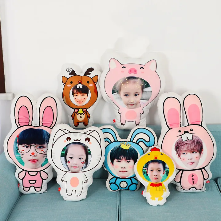 Acheter Nouveau Offre Spéciale Photo Personnalisé Zodiaque Coussin Poupée En Peluche Animal Oreiller Canapé Voiture Décoration Cadeau De Noël Créatif