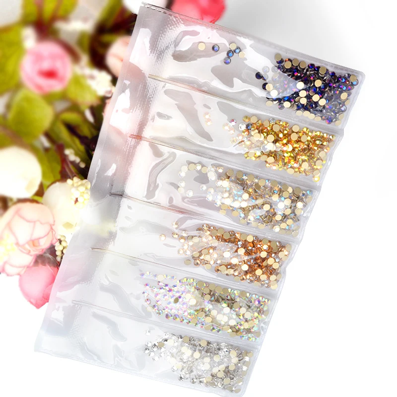 4 шт. разноцветные стразы для дизайна ногтей | Красота и здоровье