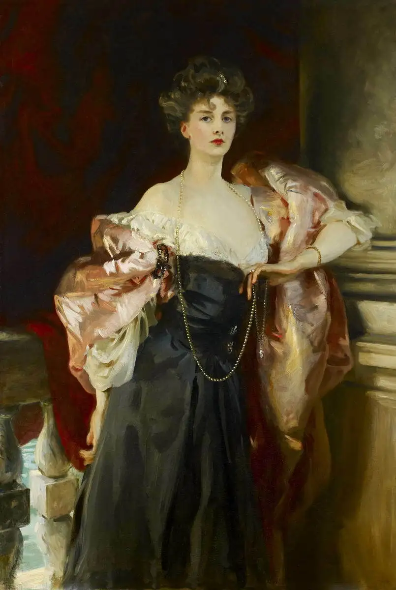 

John Singer Sargent Lady Helen Vincent Art Print Poster oil paintings canvas For Home Decor Wall Art