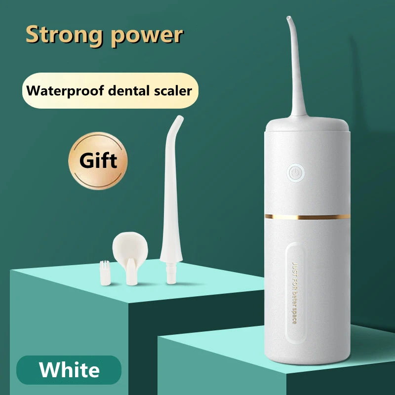 

Portable Electric Household Sew Tooth Stains And Calculus Cavity Cleaning Artifact Dental Scaler Water Dental Flossing Device