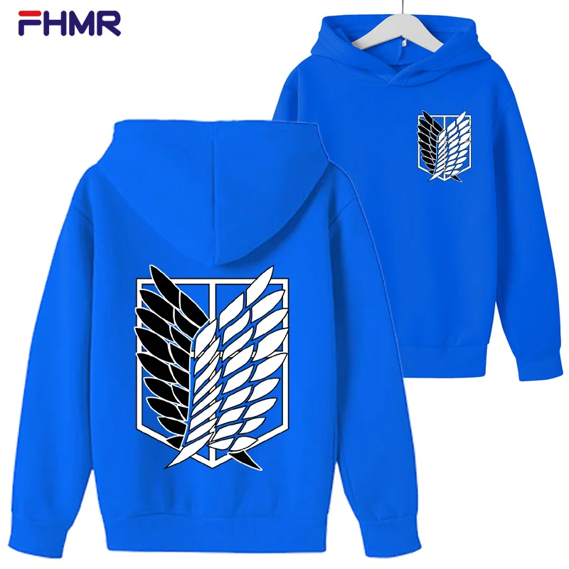 

Boy Clothing Attacking Giants Sports Jogging Sweatshirt Kids Hoodies Warm Pullovers Tops Girls Kawaii Hooded Teen Baby Clothes