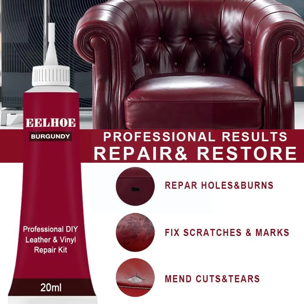

New Leather Repair Cream Professional DIY Leather Vinyl Seat Repair For Car Kit Sofa Gray F1O5