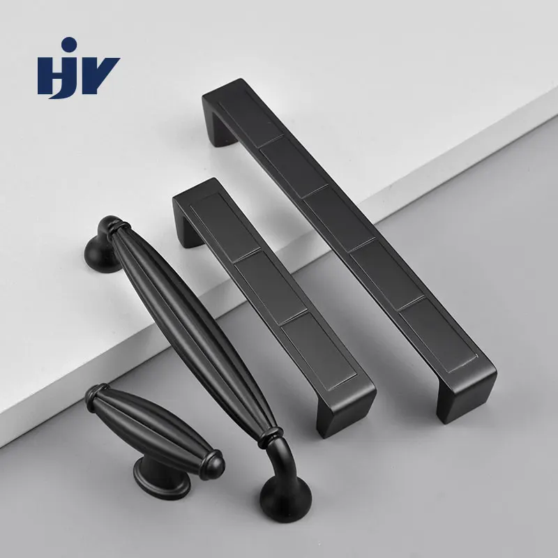 Мебельные ручки космический серый цинковый сплав Кухня дверные для мебели ручка