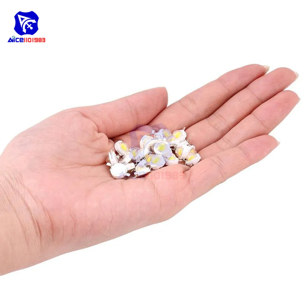 Diymore 10 шт./лот теплый белый свет SMD СИД бисерный чип лампа 3 0-3 6 V 350mA 1 Вт |