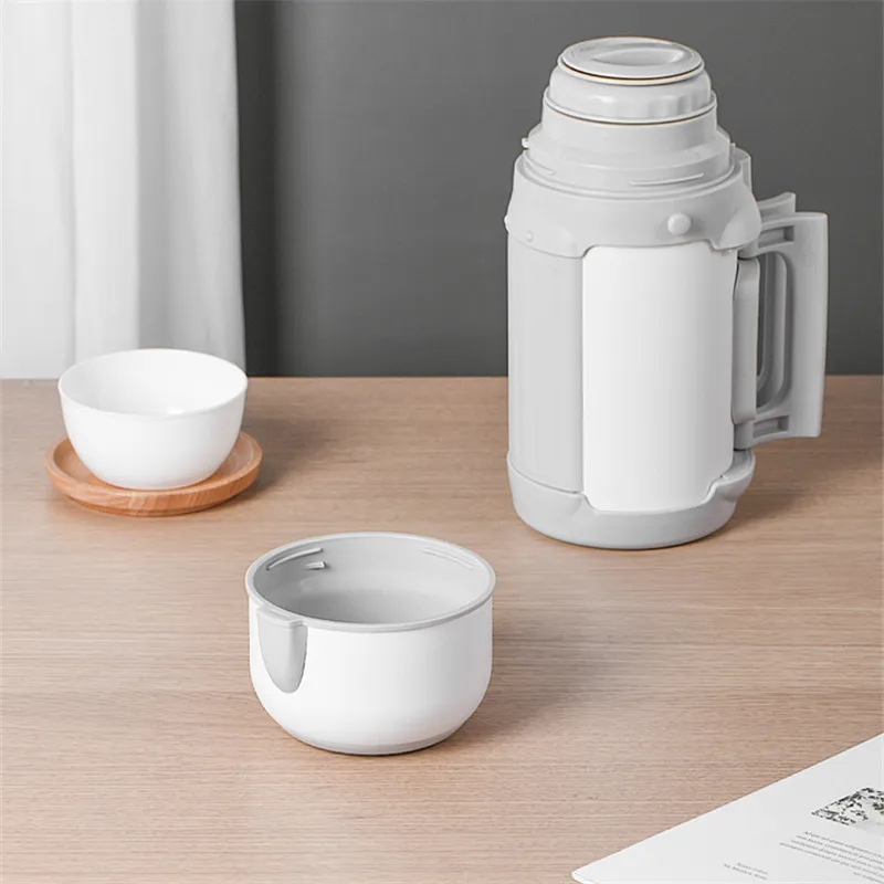 Бытовой термос большой емкости для сохранения тепла 1000 мл встроенный бутылка