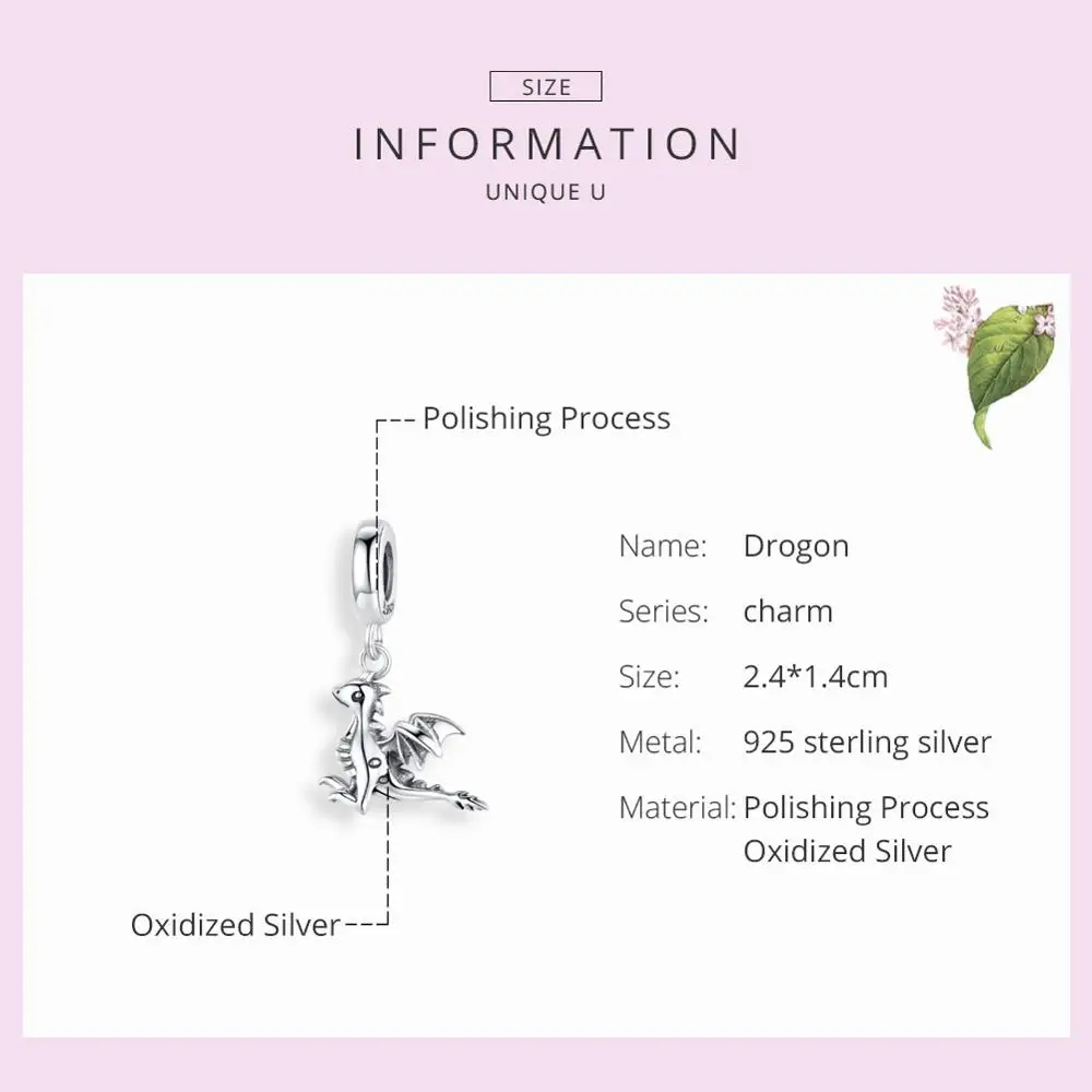 Подвеска для браслета и из серебра 925 пробы | Украшения аксессуары