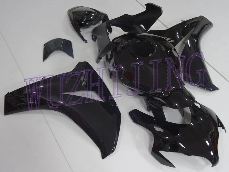 Кузов CBR 1000RR 2010 Пластик Обтекатели CBR 1000 RR 2009 глянцевый черный обтекатель для мотоцикла CBR1000RR 2008-2011