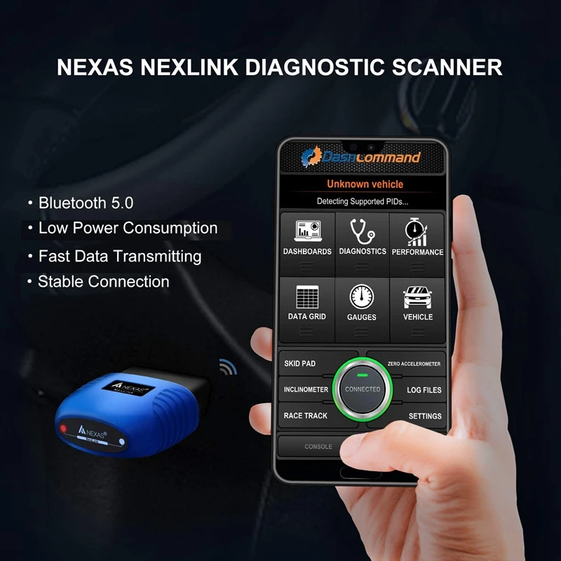 Диагностический сканер NEXAS NexLink Bluetooth 5 0 для IOS Android и ПК считыватель кода