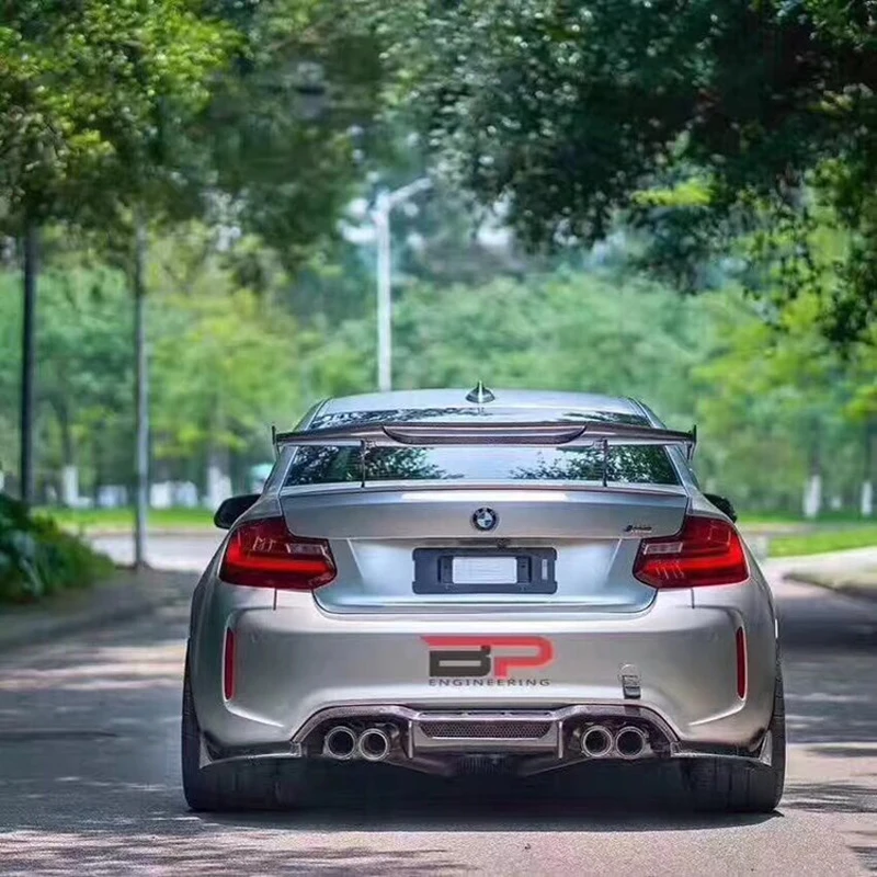 Спойлер для BMW Coupe F30 F80 F82 E90 E46 E92 M3 M4 универсальный задний спойлер из 100% углеродного