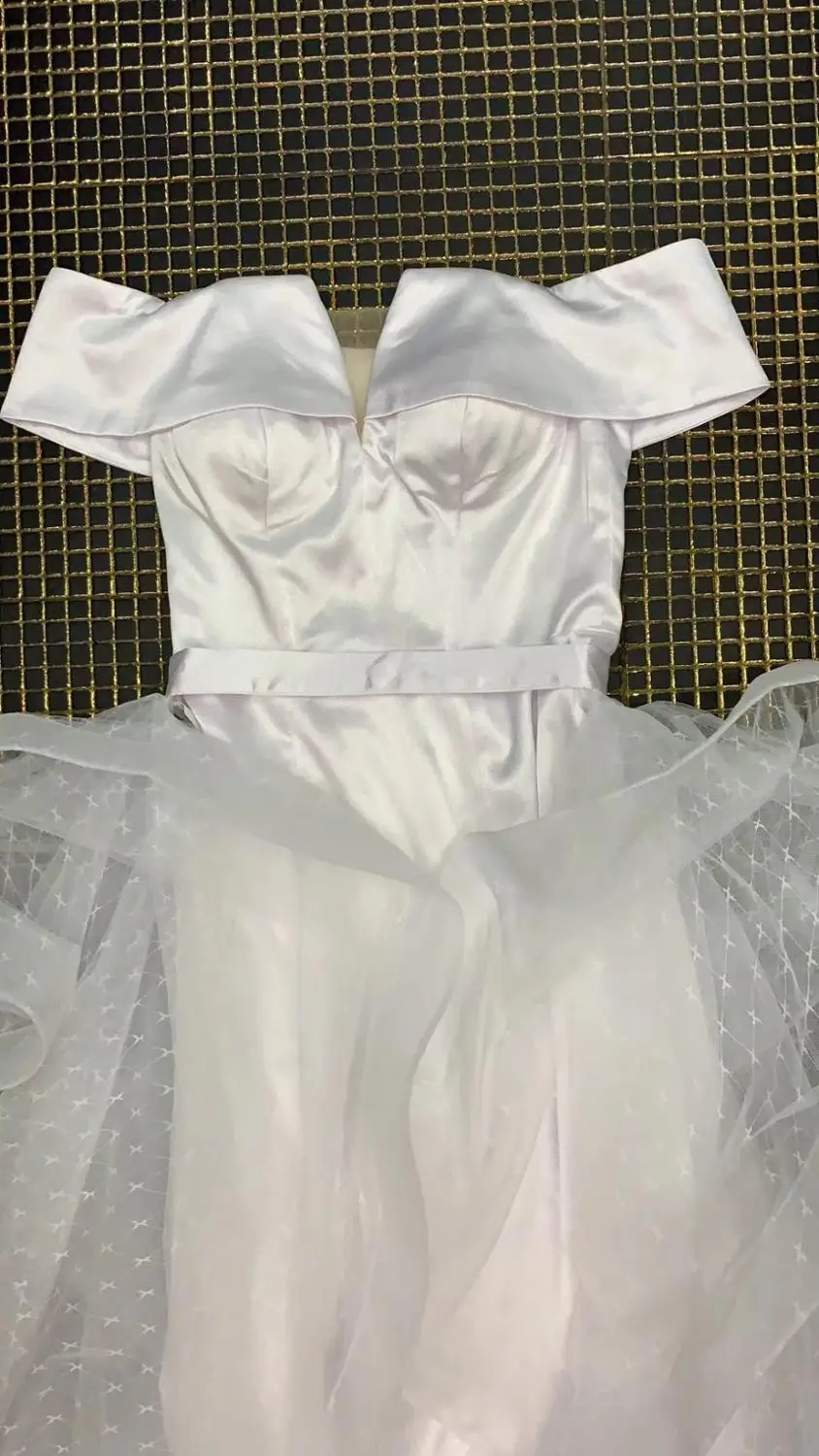 

Elegant 2020 white lace strapless off shoulder sleeveless Bodycon Vestidos Celebrity Evening Party Bandage Dresses dropshipping