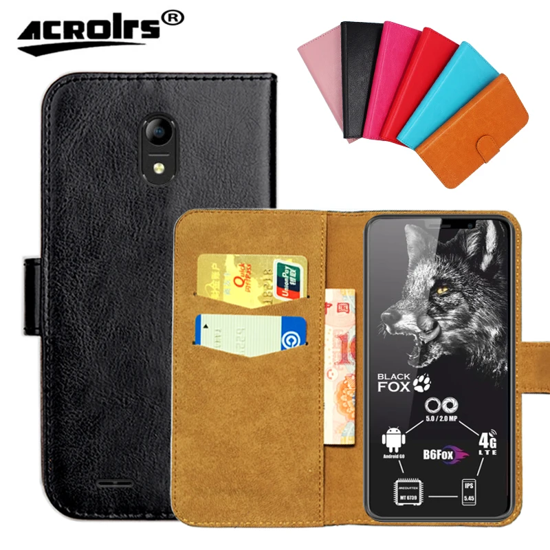 

Black Fox B6Fox BMM441D Case 6 Colors Flip Slots Leather Wallet Cases For Black Fox B6Fox Cover Slots Phone Bag Credit Card