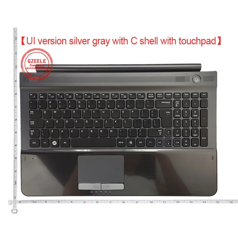 Новая американская клавиатура с чехлом C для samsung RC512 RC510 RC520 Topcase Palmrest сенсорной