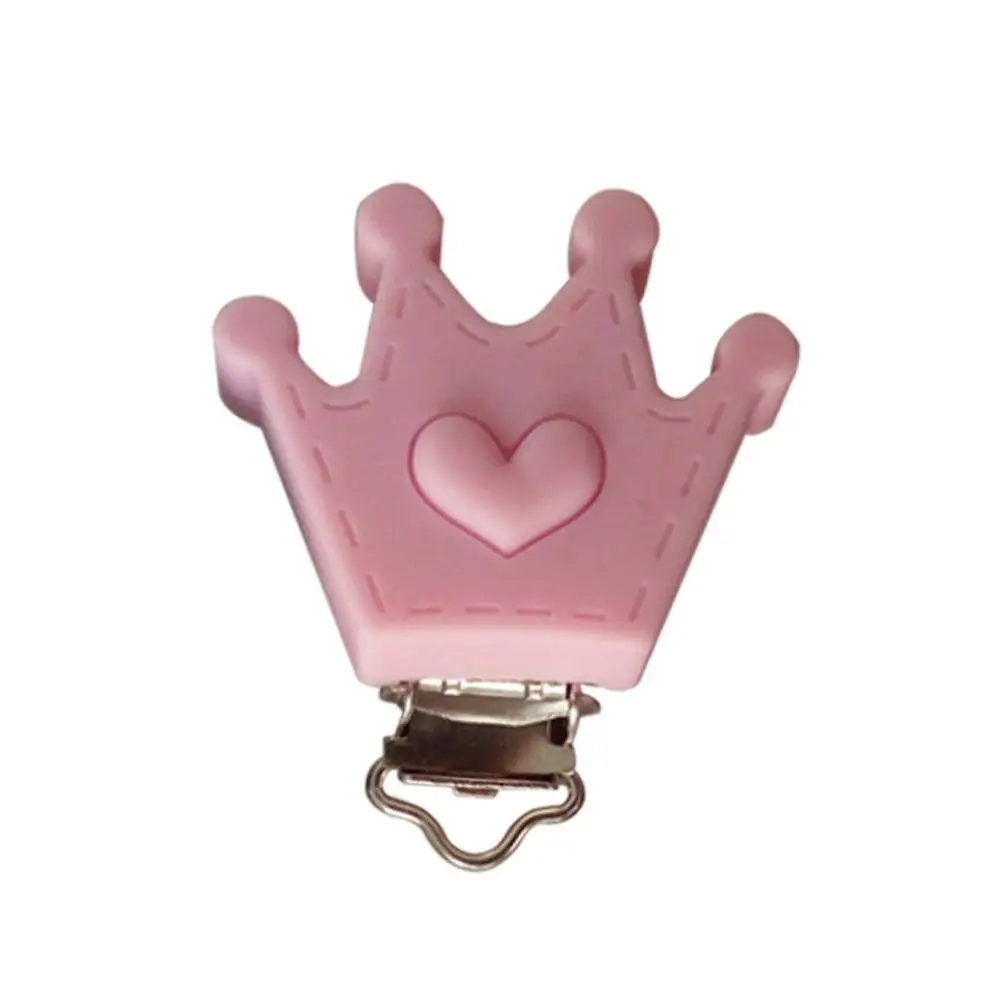 3 шт./лот новый милый зажим для соски Корона жевательное ожерелье модный