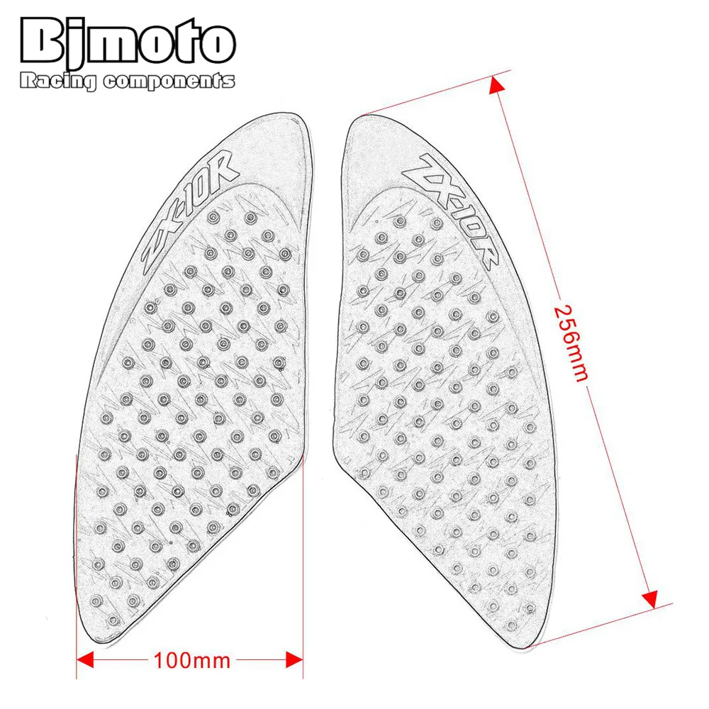 

1 Pair Motorcycle Protector Tank Side Protective Pad For Kawasaki ZX10R 2006-2007 Protectives Pad