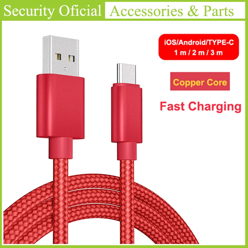 1 м 2 м 3 м usb type-C Дата-кабель для быстрой передачи данных зарядки передачи данных для huawei P10/P20/P30 Xiaomi Honor мобильные телефоны нейлоновые цифровые кабели