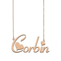 corbin name necklace custom name necklace for women girls best friends birthday wedding christmas mother days gift