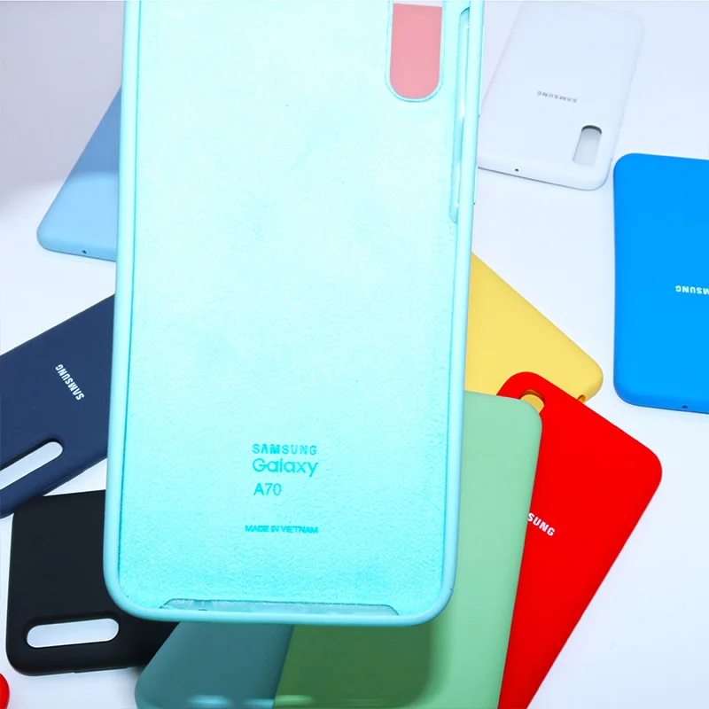 Samsung A50 Case Original Liquid Silicone Soft Protection Back Cover Galaxy A10 A51 A20 A40 A60 A70 A30 S | Мобильные телефоны и