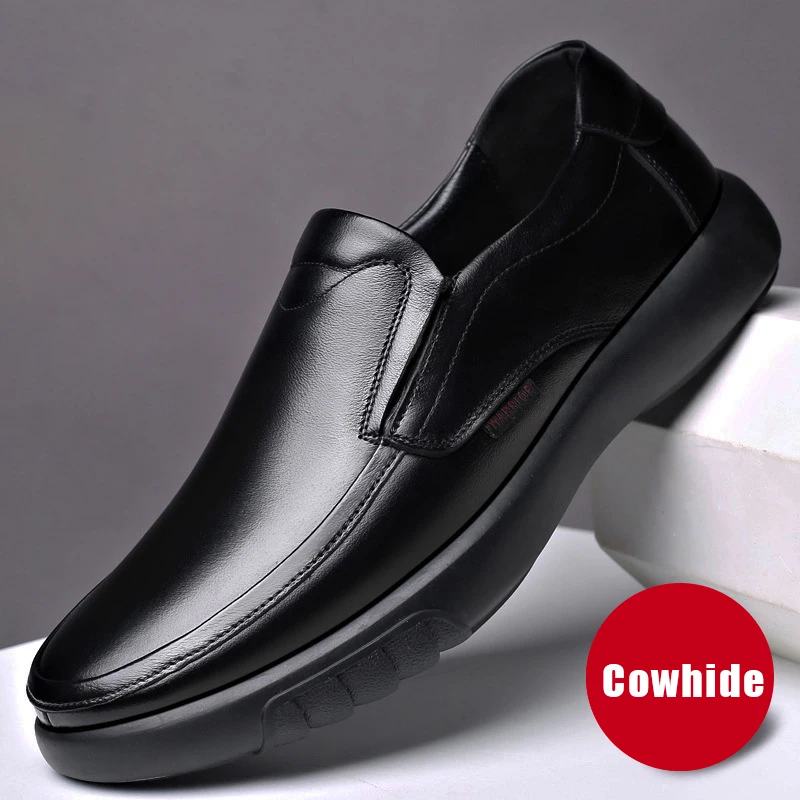 

Genuine Leather Casual Shoes Luxury Brand Men Loafers Moccasins Comfort Breathable Slip on Soft Driving Shoes Plus Size 38-47
