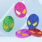 Marvel Человек-паук пуш-ап поп пузырь сенсорная игрушка для аутистов потребности мягкие игрушки для снятия стресса для взрослых и детей смешные анти-стресс Непоседа Н