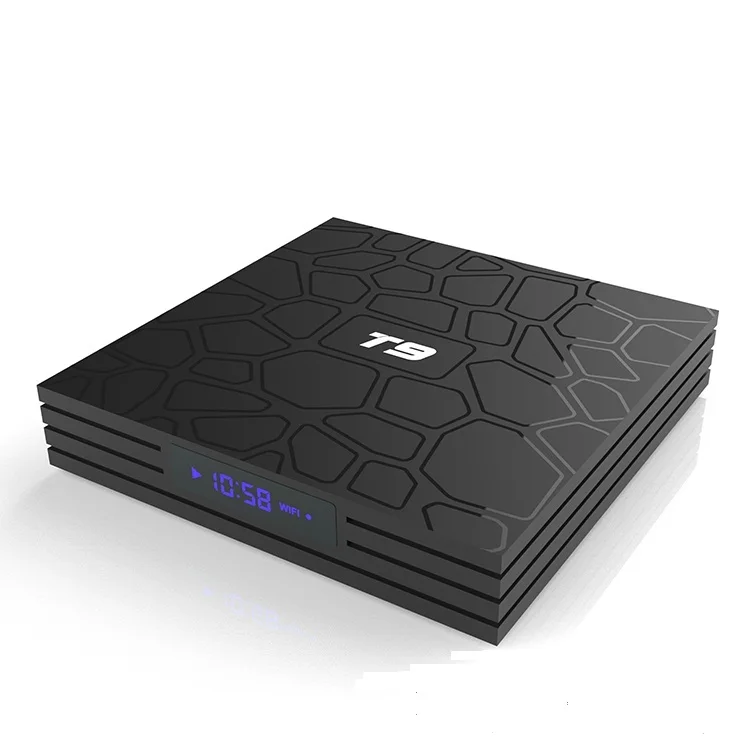 5 шт./лот T9 Tv Box Google плеер интернет магазин Youtube Смарт RK3318 Android 9 0 32 ГБ/64GB ROM